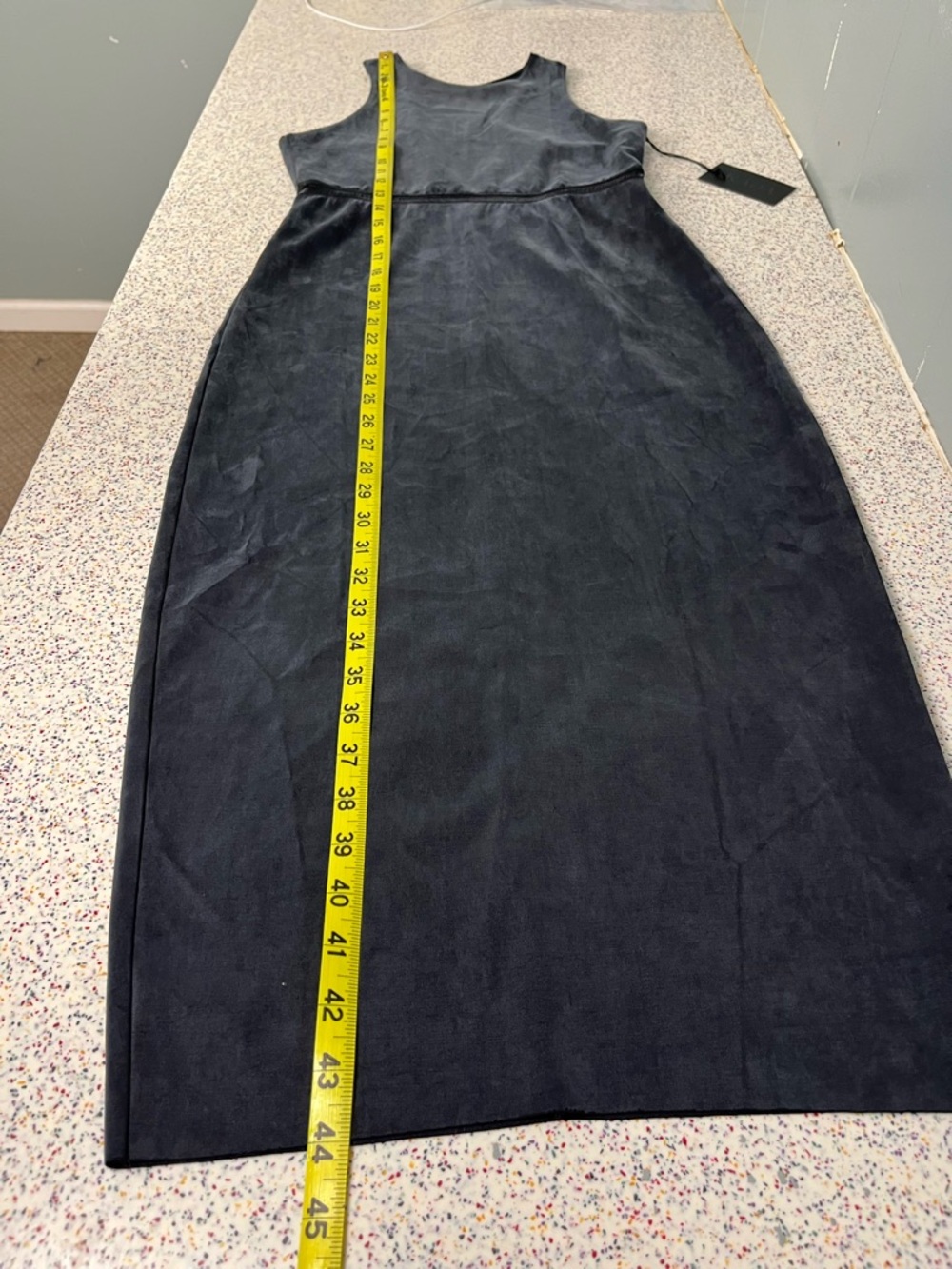 Kada NWT The Sculpt Racerback Midi Dress Sleeveless Shift Charcoal Size XS - Picture 11 of 11